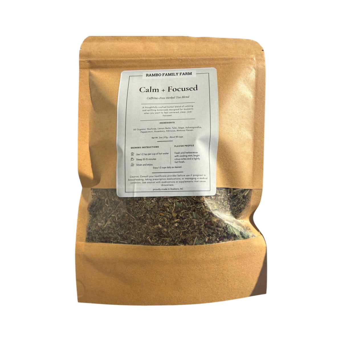 Calm + Focused Loose Leaf Tea - Rambo Family Farm