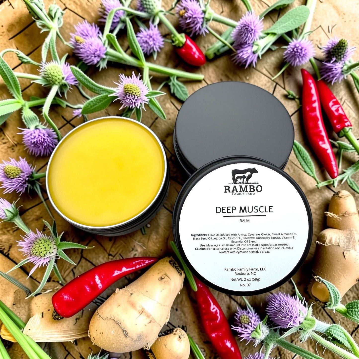 Deep Muscle Balm - Rambo Family Farm