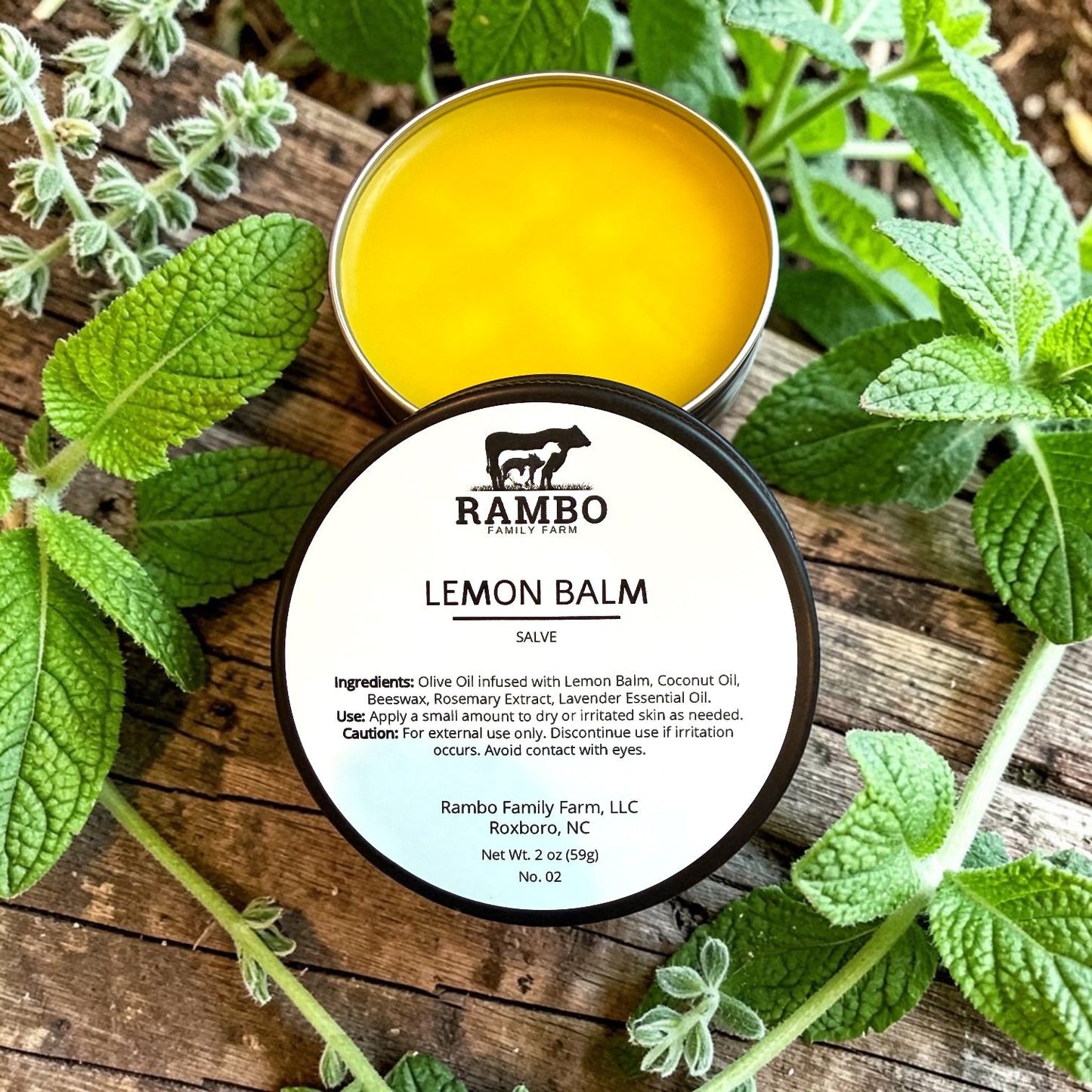 Lemon Balm Salve - Rambo Family Farm