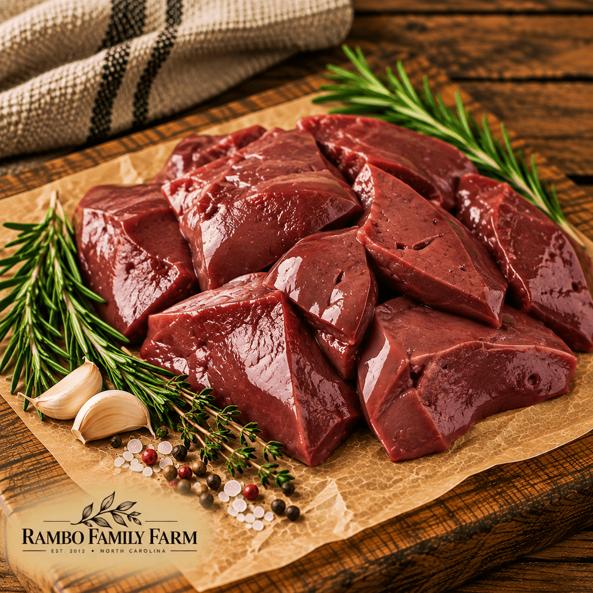 Pasture-Raised Lamb Liver - Rambo Family Farm