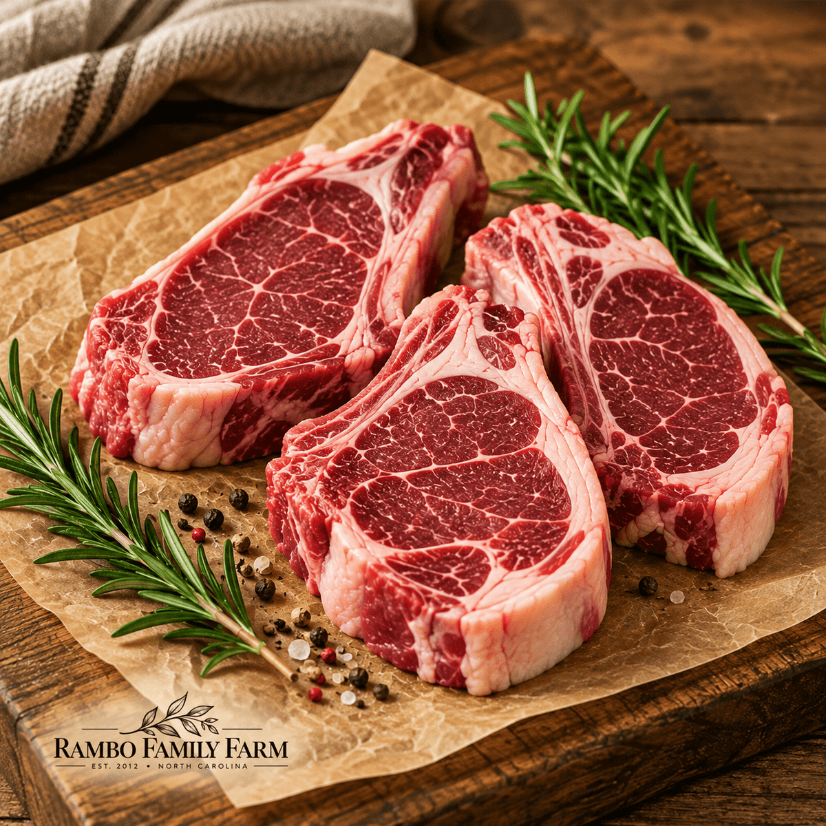 Pasture-Raised Lamb Loin Chops - Rambo Family Farm