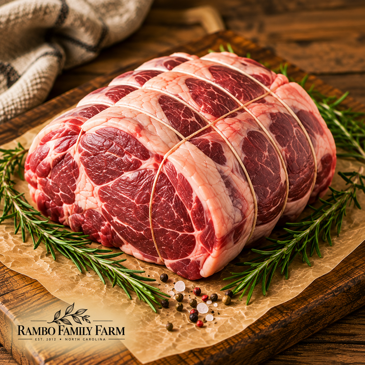Pasture-Raised Lamb Shoulder Roast - Rambo Family Farm