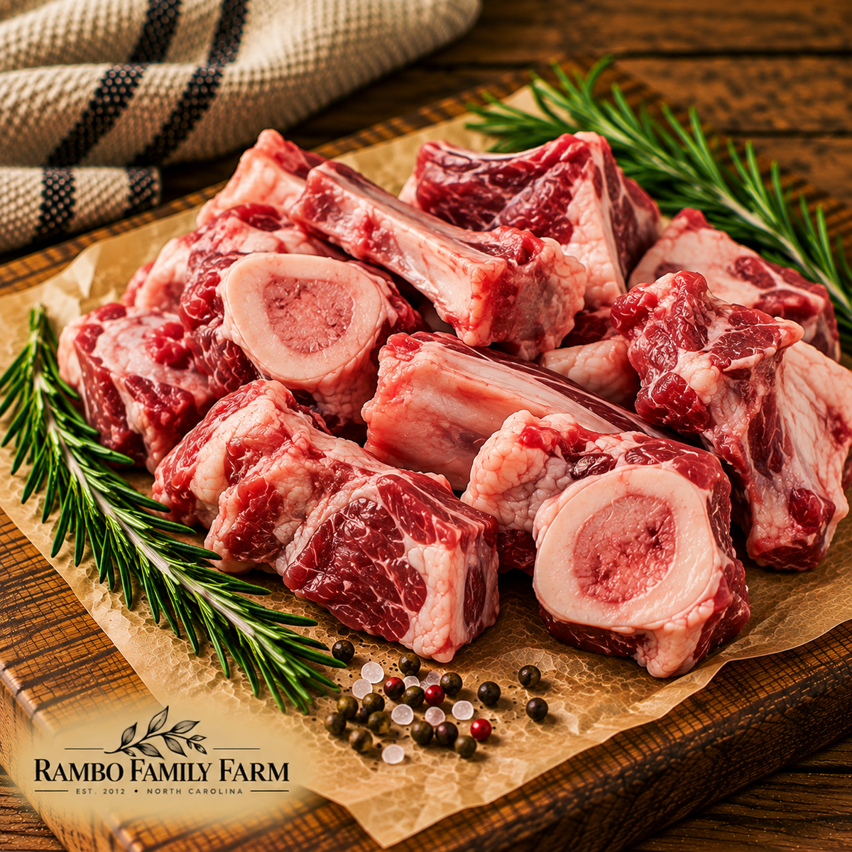 Pasture-Raised Lamb Soup Bones - Rambo Family Farm