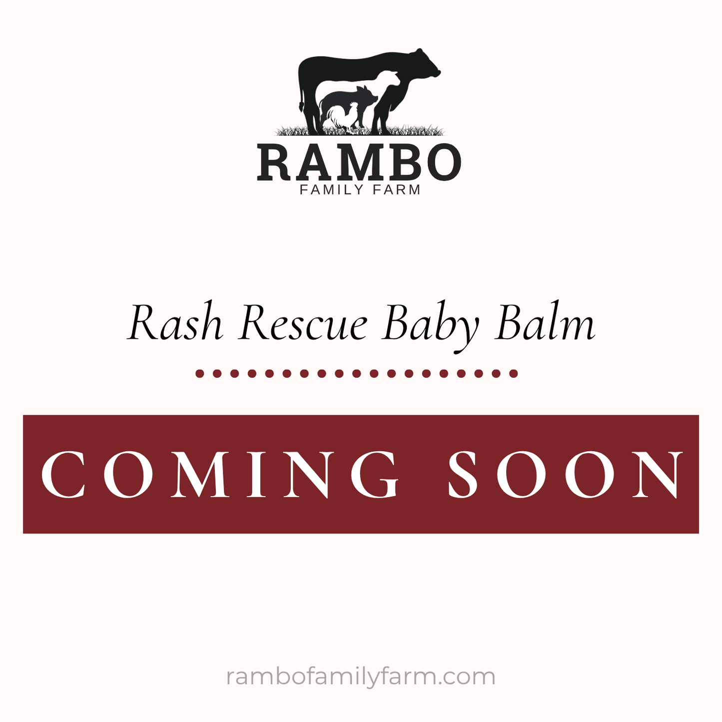 Rash Rescue Baby Balm - Rambo Family Farm