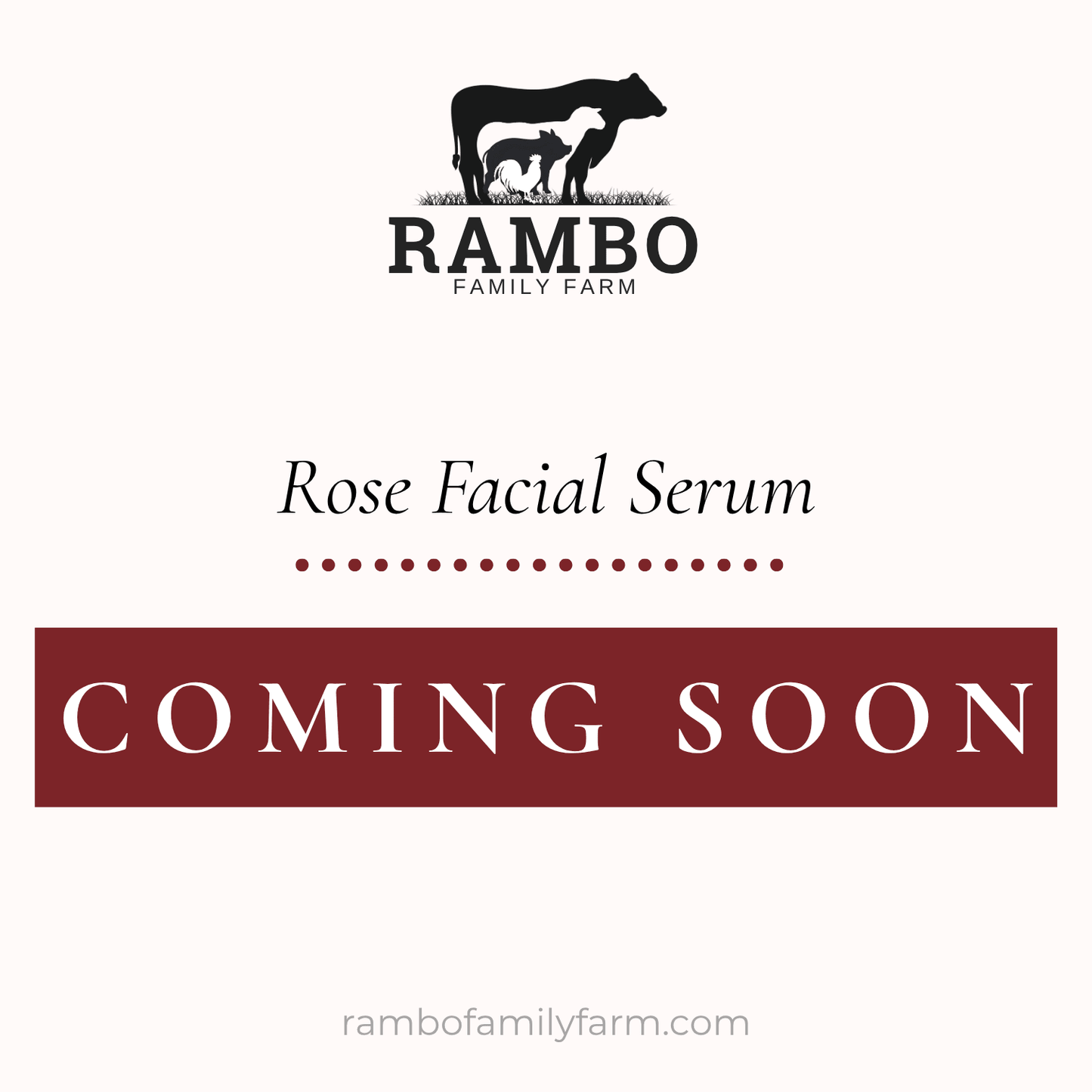 Rose Facial Serum - Rambo Family Farm