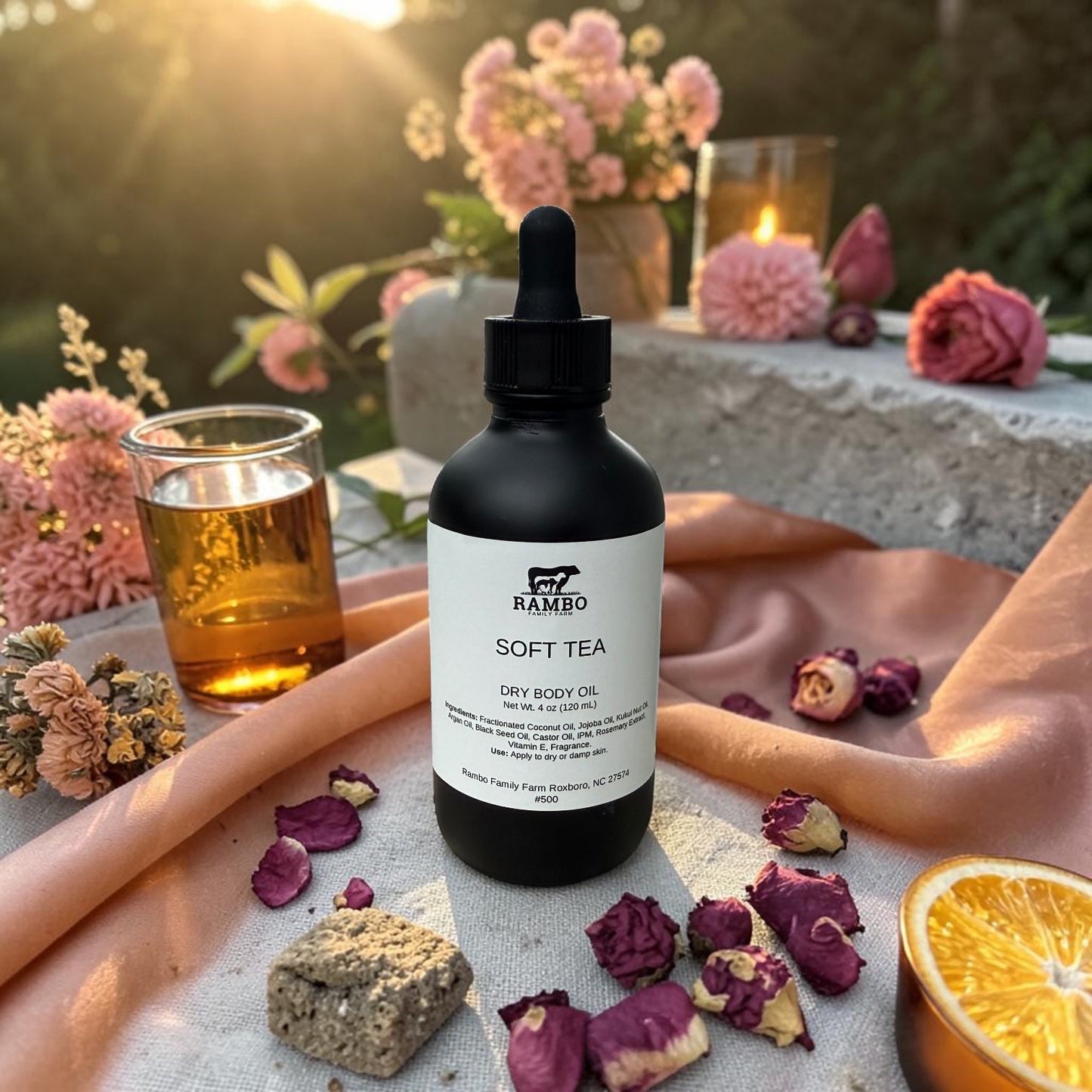 Soft Tea - Dry Body Oil - Rambo Family Farm